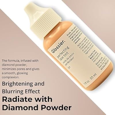 Glossier Perfecting Skin Tint for Dewy Sheer Coverage - G9 - Medium Warm