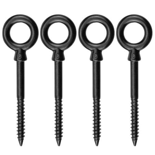 Antrader Eye Hooks Screw in Heavy Duty,Screw Hooks Eye Bolts