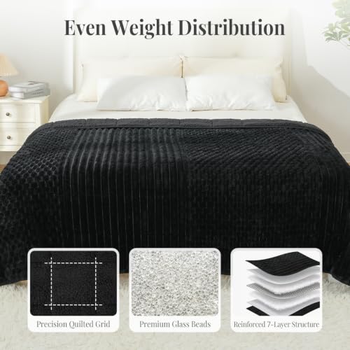 Topblan Weighted Blanket for Adults Queen Size 60 x 80 15lbs, Sherpa Fleece by Topblan - Used condition - Image 5