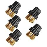 OSALADI Maschinenbürstenkopf Leistungsstarkes Zubehör Mehrzweck 5 Stück aus Metall und Kunststoff für Haushaltsreinigungsgeräte für Heimgebrauch und Reparaturwerkstätten