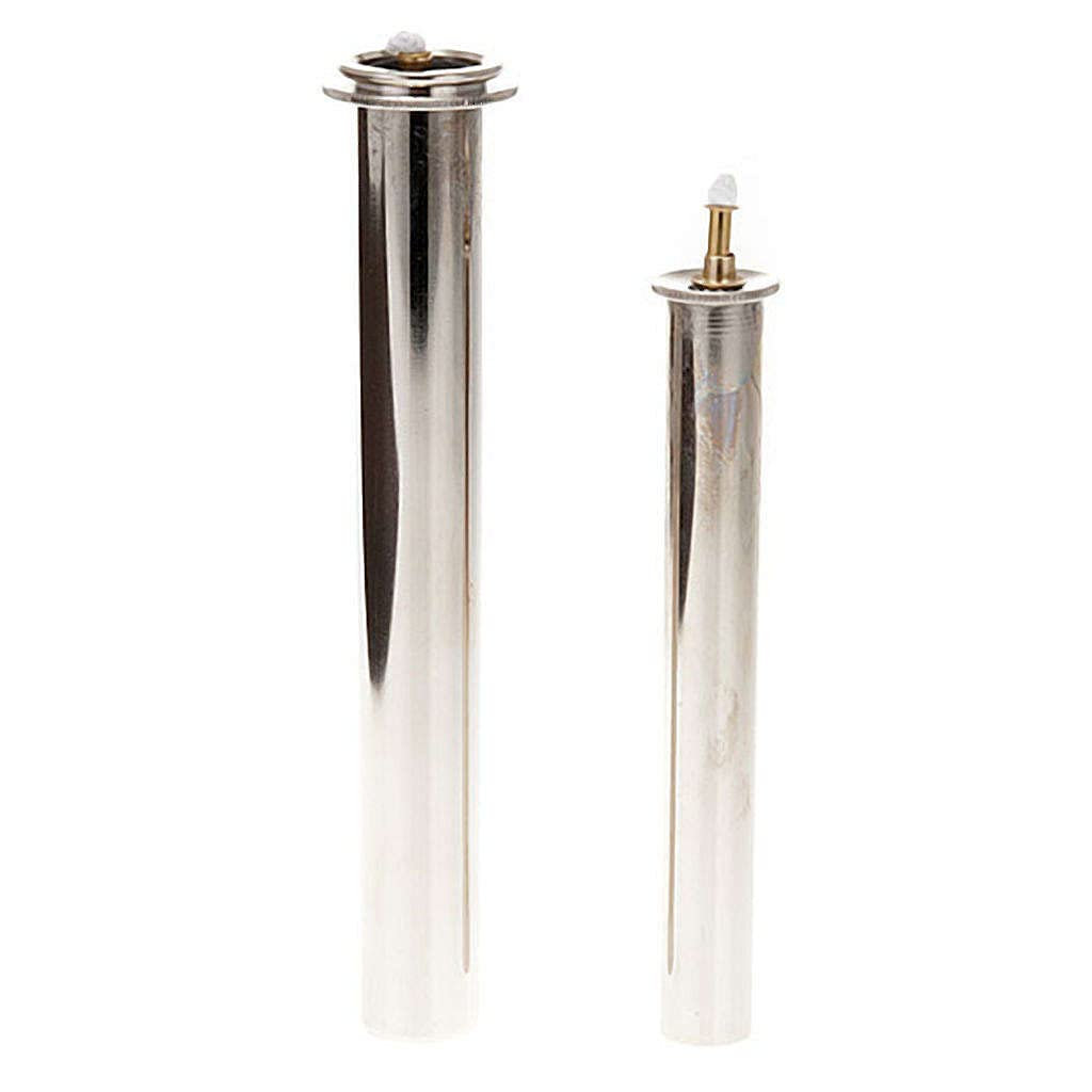 Holyart Altar- und Osterkerzen, Dauerkerzen: Patronen fluessige Wachs Kerzen aus Metall-verschiedene Groesse, 21 mm (0.826 in) – DE 66