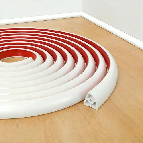 Flexible Quarter Round Molding 118 Inch Peel and Stick Silicone