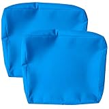 Patio Cushion Covers Water Repellent 22"X20"X4", 2 Pack Seat Cushion Cover Indoor Outdoor Replacemen