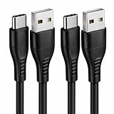 Liste de compatibilité : nous fournissons ce câble USB de type C de 0,9 m. Ce câble de type C peut charger et synchroniser rapidement et bien compatible avec la manette sans fil PS5, Lenovo Tab M11 M10 M10 Plus M10 M8 M7 (3e génération) et d'autres appareils USB-C.