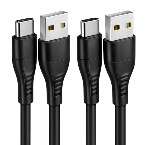 For Lenovo Tab M11 M10 M10 Plus M8 (4th, 3rd Gen) Charger Cable, [2 Pack] [1M] Type C Fast Charging Cable, 3A USB-A to USB-C Charging Cable For Lenovo Tab M11 M8 (4th, 3rd Gen) (Black)