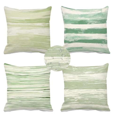 Coussin de jardin mouillé ? Découvrez la housse imperméable 70x70 vert sauge