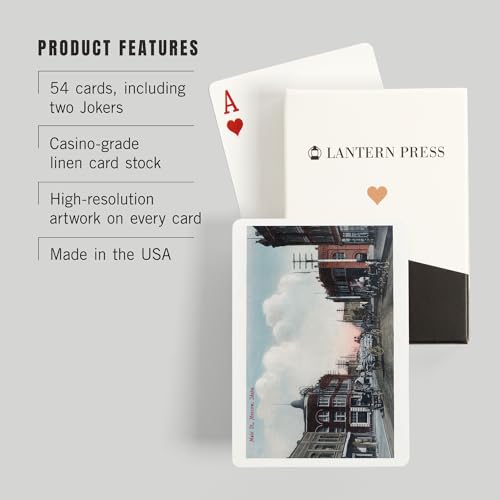 Lantern Press Moscú Idahó Naipes Póker 52 Cartas miniatura 3