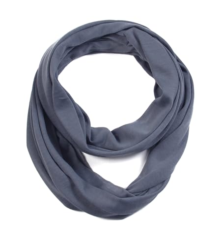 Scarf& Scarfand's Super Soft Light Weight Solid Color Infinity Loop (Gray)