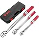 Vanpo Drehmomentschlüssel Set 1/4", 3/8" und 1/2" mit 3% Genauigkeit