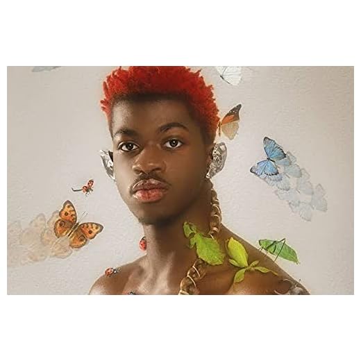 The Retail Tree Lil Nas X American Rapper and Artist affisch 30 x 40 cm – rullad i kartongrör