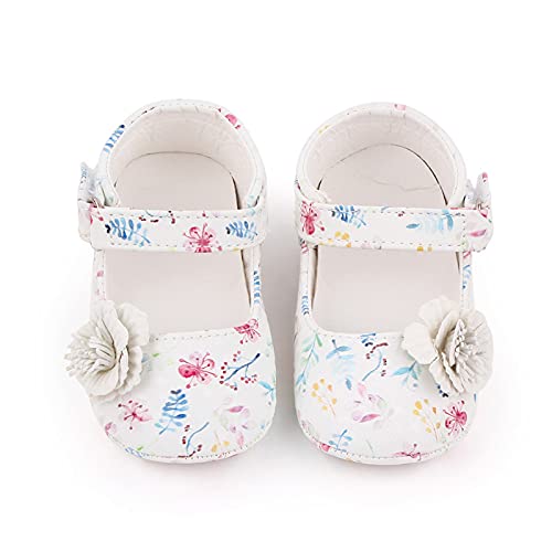 Sapatos para bebês meninas recém-nascidos, sola de borracha macia antiderrapante para o verão, sapat