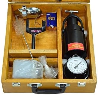 Compact Rapid Moisture Meter Kit with Wooden Case for Easy Storage and Transport - Quick Soil Water Content Measurement (Rapid Moisture Meter) By TENABLE NAUTICAL MART