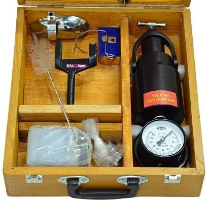 Compact Rapid Moisture Meter Kit with Wooden Case for Easy Storage and Transport - Quick Soil Water Content Measurement (Rapid Moisture Meter) By TENABLE NAUTICAL MART