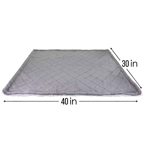 Sherpa Fleece Baby Blanket Reversible - Breathable Microfiber Plush Receiving Blanket- Great Throw Blanket For Cribs, Strollers, Baby Car Seat Travel, Indoor & Outdoor Use - 30” X 40” #TOP7