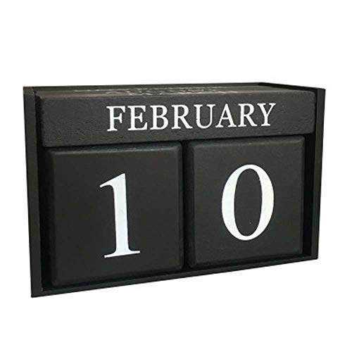 Calendrier en bois créatif JIA JIA ornement de bureau au design haut de gamme