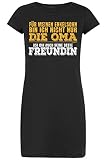 Oma Schlafanzug Pyjama Weihnachten Nachtwäsche Großmutter Motiv Nachthemd Damen Enkelsohn Oma Beste Freundin Geschenkidee für Frauen