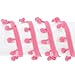 uxcell 10 Yards Pom Pom Ball Fringe Trim, Ribbon Sewing Accessory DIY Crafts for Home Curtain Clothes Pillow Decoration (8mm, Pink)