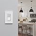 Lutron Paddle Pico Remote for Caseta Smart Dimmers/Switches, On/Off Control, for Table Top or Wallmount Use, PJ2-P2B-GWH, White