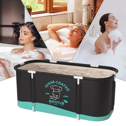 Bañera plegable de silicona portátil para bebés y adultos que ahorra espacio en el hogar 5