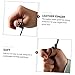 BIUDECO Hunting Archery Thumb Ring Leather Thumb Ring Adjustable Archery Finger Protector for Shooting