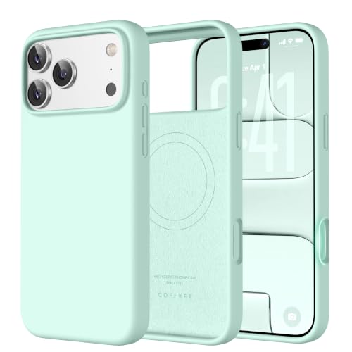COFFKER Magnetic for iPhone 18 Pro Max /17 Pro Max Case, Mint Green