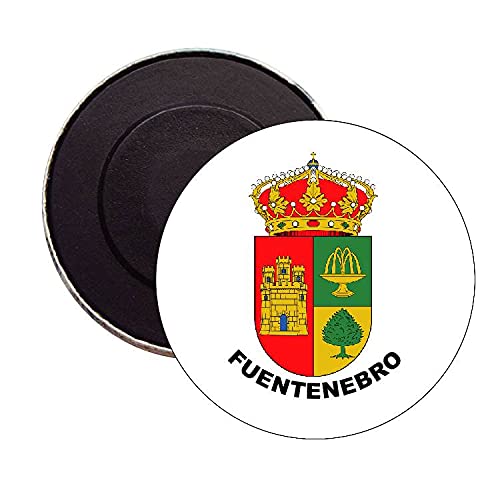 ROUND MAGNET. HERALDIC SHIELD FUENTENEBRO BURGOS