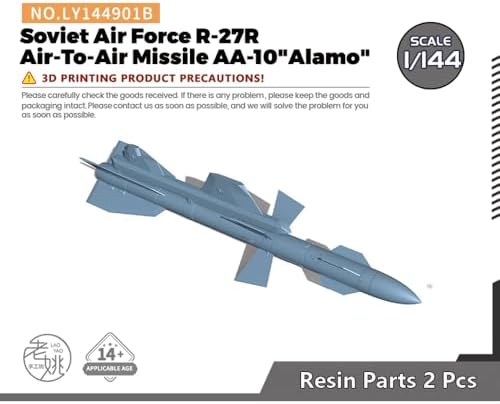 MRY-SFW 1/144 Model Upgrade Parts Soviet Air Force R-27R Air-to-Air Missile AA-10 Alamo image 4