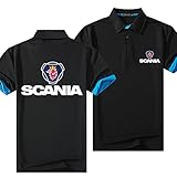 scania t shirt ▶ Poloshirt mit kurzen Ärmeln, weiches Material für Komfort und Haltbarkeit.