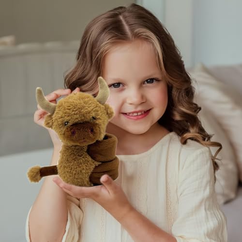 Slap Bracelets en peluche pour poignet peluches douces réglables pour fêtes