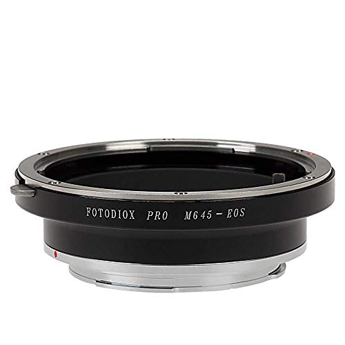 Image of Fotodiox Pro Lens Mount Adapter Compatible with Mamiya 645 MF Lenses on Canon EOS EF /EF-s Cameras Features Gen10 Focus Confirmation Chip