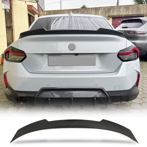 Carbon Fiber Trunk Spoiler Compatible with 2022-2026 BMW 2 Series G42 Coupe, G87 M2 Rear Trunk Lip Tail Wing Spoiler Custom Parts Body Kits Factory Outlet