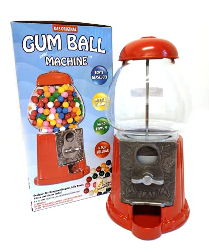 Tri d'Aix | Distributeur de chewing-gum en métal et verre | Distributeur Jusqu'à 500 Grammes Chewing Gum - Hauteur 23 cm | Machine à chewing-gum