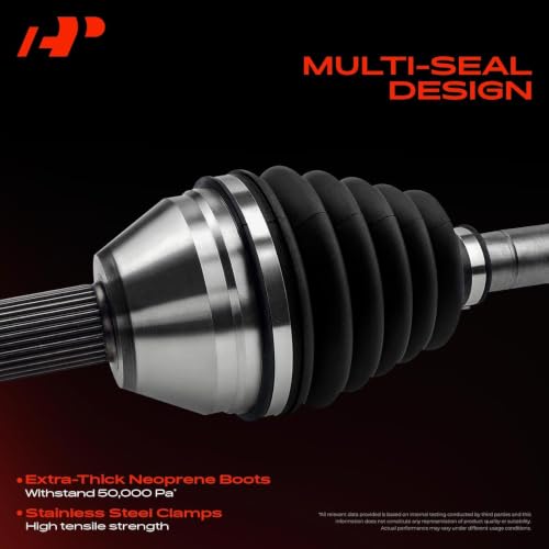 A-Premium Front Right Passenger Side CV Axle Shaft Assembly Compatible with Ford Focus 2005-2011, L4 2.0L & Manual Transmission Only, Intermediate Shaft Not Included - Reuse Original Shaft by A-Premium - Used condition - Image 6