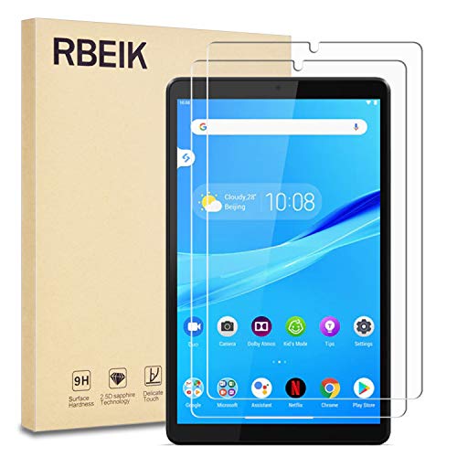 RBEIK 2PACK Tempered Glass Scratch Resistant Screen Protector for Lenovo Tab M8 (M8 4th Gen/ M8 3rd Gen/ M8 HD 2nd Gen/ M8 FHD (8.0 Inch)