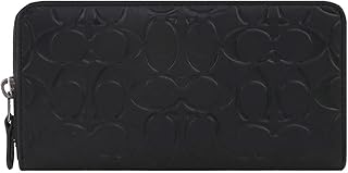 [コーチ] 長財布 CE551 エンボス シグネチャー メンズ (QB/BK ブラック) [並行輸入品]