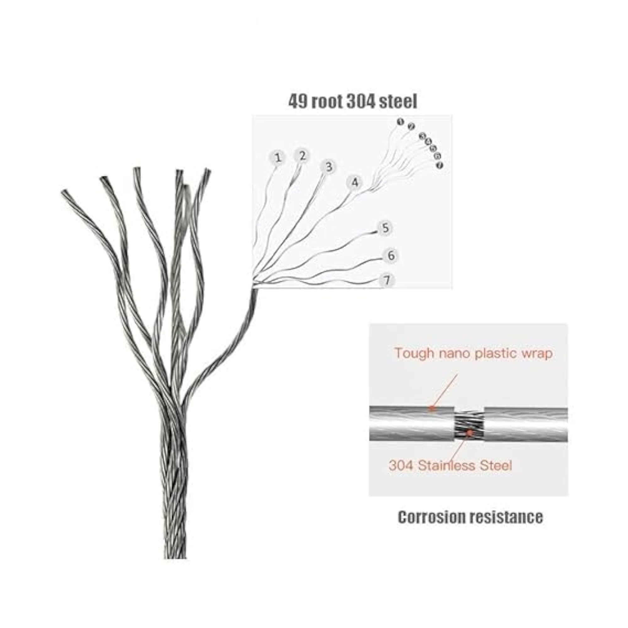 Adjustable Stainless Steel Double Rope String Cloth Drying Line