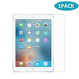 New iPad 9.7 Inch 2017 / iPad Pro 9.7 / iPad Air / iPad Air 2 Screen Protector, CINORS [9H] [Scratch Resistant] [Apple Pencil Compatible] Screen Protector Tempered Glass, Warranty