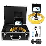 Aplicaciones versátiles: Nuestra cámara de inspección es adecuada para una amplia gama de aplicaciones, incluidas tuberías de suministro de agua, sistemas de aire acondicionado, tuberías de cables, tuberías de plomo industriales, proyectos de construcción, exploraciones de cuevas subterráneas e investigaciones submarinas. Explore varios campos con nuestra versátil cámara de video para alcantarillado.