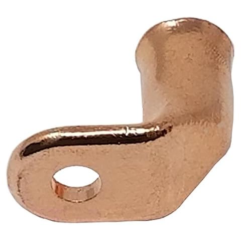 4 Ga. 5/16 Inch Stud Copper Lugs - 90 Degree - (Pack of 5) Cover
