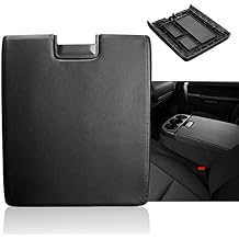 Center Console Armrest Lid with Latch for 2007-2013 Chevy Tahoe/Avalanche, 2008-2014 Silverado/GMC YukonXL/Sierra 1500/2500/3500, Center Console Cover Repair Kit, Replaces OEM 20864154, Black