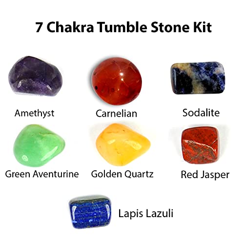 Image of Reiki Crystal Products Certified Natural Crystal Tumble Stone Kit | Multiple Crystal Stone Sets for Meditation, Reiki, Chakra & Spiritual Practices