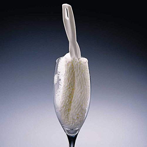 Brushtech B61C Crystal Stemware Washing Brush, Non Scratch, Longer Lasting, Pack Of 2, #TOP2