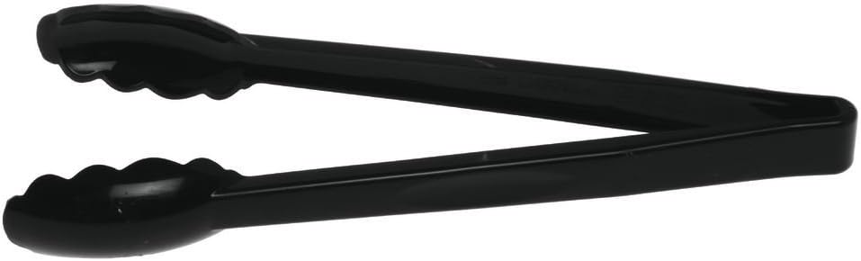 Tong 9" Scallop Grip Black