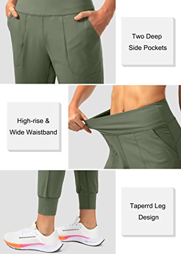 Image of Soothfeel Women's Joggers with Zipper Pockets High Waisted Athletic Workout Yoga Pants Joggers for Women