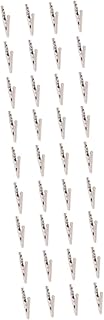 OSALADI 72 pcs metal alligator clip small alligator clips small clips clothes pin Crocodile Clip 51mm Metal Crocodile Clamp Stainless Crocodile Clamp steel test clip canopy nail clip