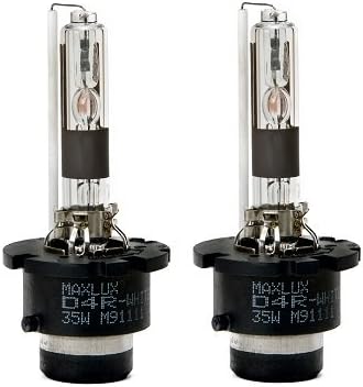 MAXLUX HID Xenon Bulbs D4R 8000K (1 Pair, Iceberg Blue)