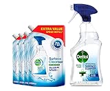 Dettol - Antibacterial Surface Cleanser Spray 750ml + 4 x 550ml Surface Cleanser Refills