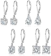 MDFUN 18K Gold Plated CZ Tennis Necklace