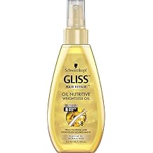 GLISS Hair Repair Nutritive Weightless Treatment Oil, 5.1 Ounce