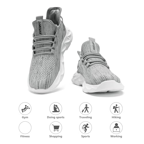 Image of Tvtaop Women's Cross Training Shoes Breathable & Non-Slip - Lightweight Athletic Sneakers for Running, Fitness Workouts & All-Day Walking Comfort Size 9.5